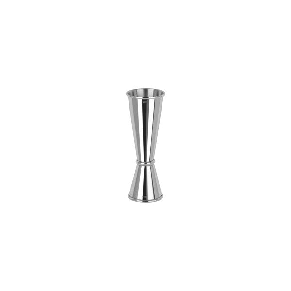 Zanzi Tokyo Jigger with Curled Edge 30/60ml Stainless Steel - Cafe Supply