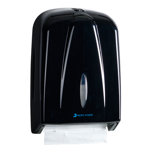 Pacific Hygiene Trim Hand Towel Dispenser - Black - Cafe Supply