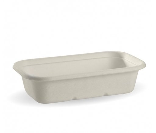 1000ML WHITE BIOCANE TAKEAWAY BASE - Cafe Supply