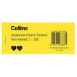 Collins Check Tickets - Cafe Supply