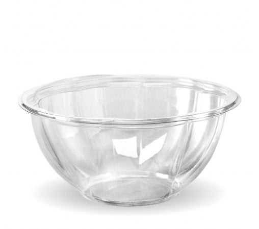 1,080ML / 32OZ CLEAR SALAD BIOBOWL - Cafe Supply