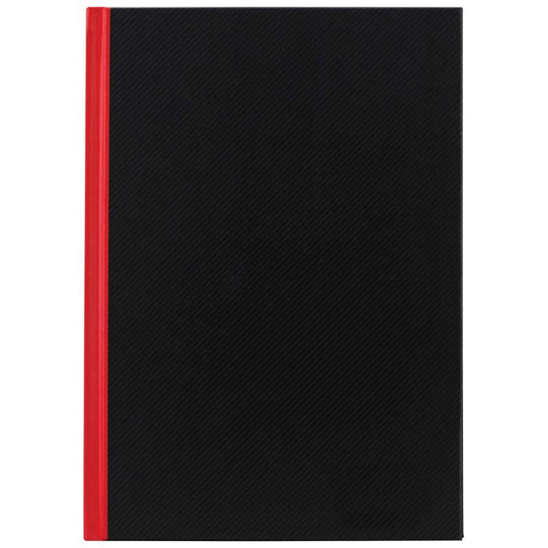 Milford Notebook Red & Black A6 100lf - Cafe Supply
