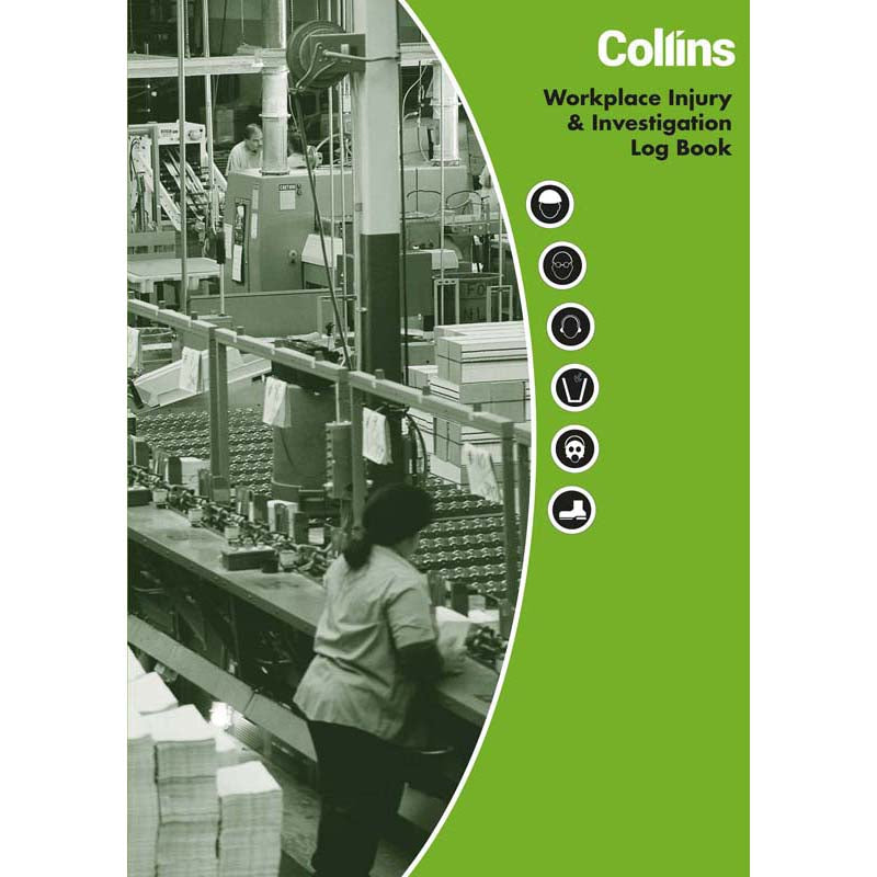 Collins Register Injury And Investigation A4 50 Leaf - Cafe Supply