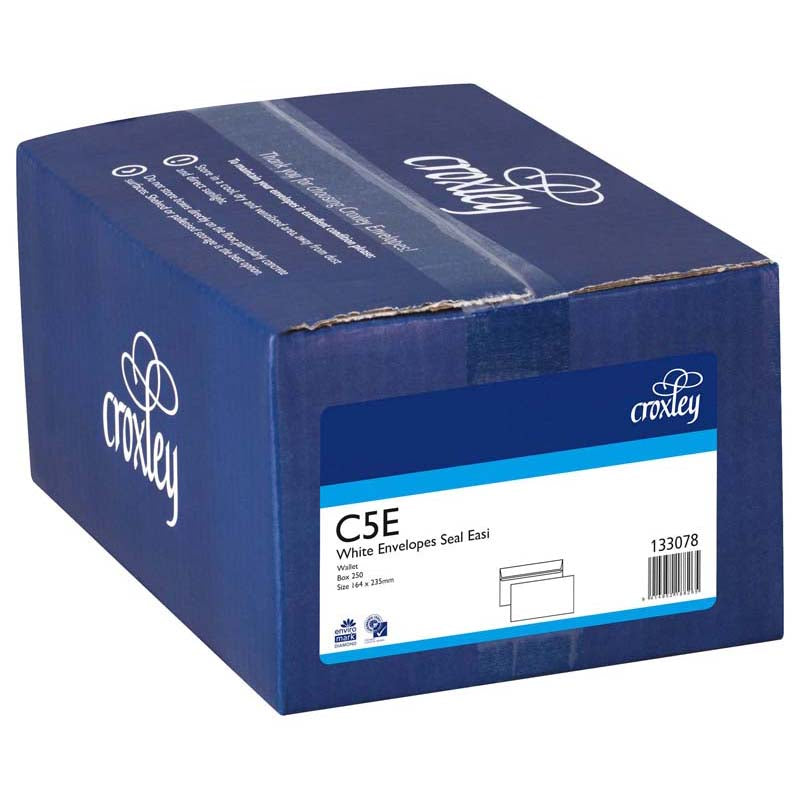 Croxley Envelope C5E Seal Easi Wallet Box 250 - Cafe Supply