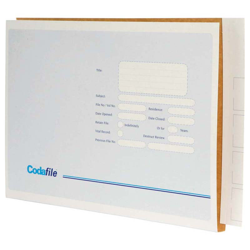 Codafile File Extra Large 45mm Box 100 - Cafe Supply