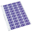 Codafile Label Numeric 9 25mm Pack 5 Sheets - Cafe Supply