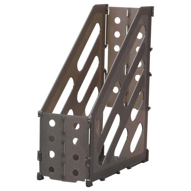 FM Magazine File Collapsible Single Grey - Cafe Supply