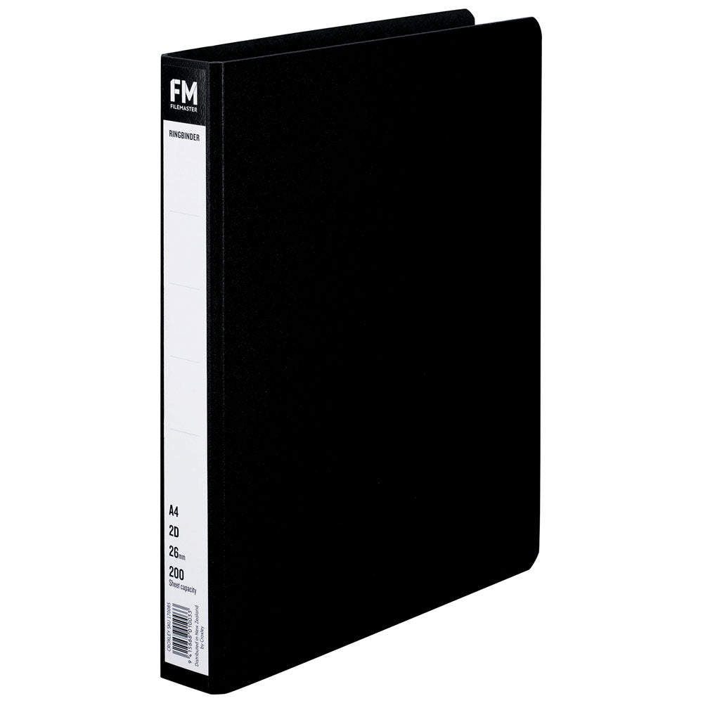 FM Ringbinder A4 Black Trunk Board - Cafe Supply