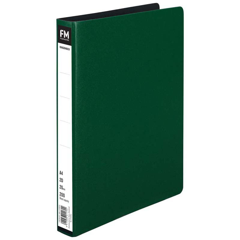 FM Ringbinder A4 Green Trunk Board - Cafe Supply