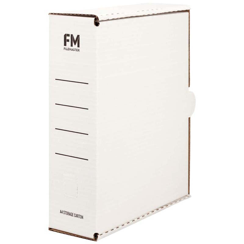 FM Storage Carton White A4 333x255x90mm 900/Pallet - Cafe Supply