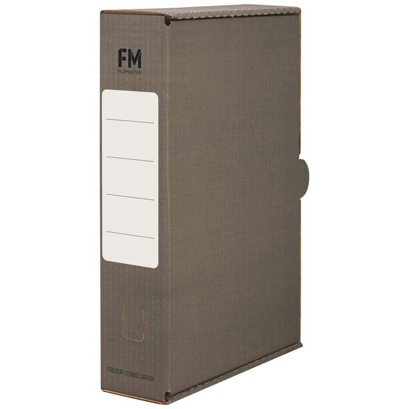 FM Storage Carton Grey Foolscap - Cafe Supply