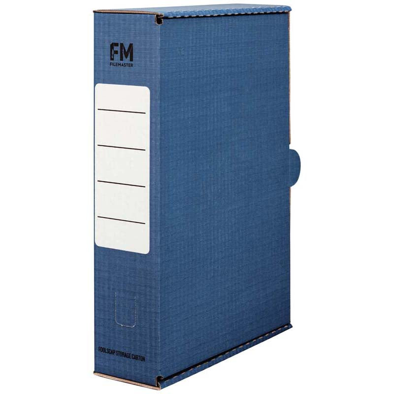 FM Storage Carton Blue Foolscap - Cafe Supply