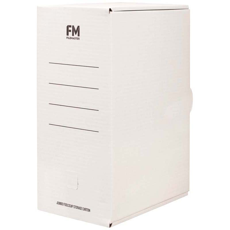 FM Storage Carton White Jumbo 381x250x169mm - Cafe Supply