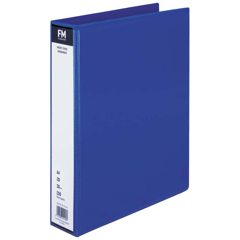 FM Binder Overlay A4 2/38 Light Blue Insert Cover - Cafe Supply