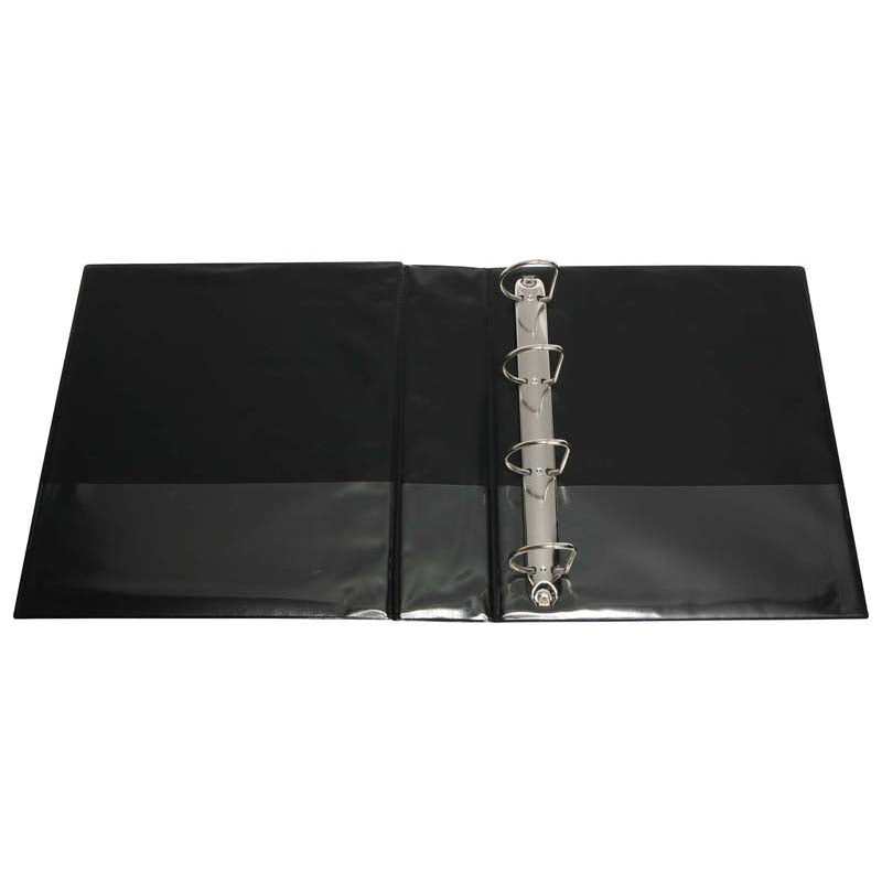 FM Binder Overlay A4 4/50 Black Insert Cover - Cafe Supply