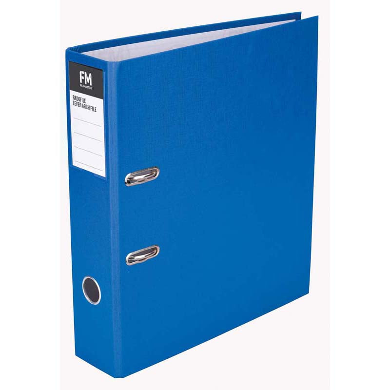 FM Binder Radofile Blue A4 Lever Arch - Cafe Supply
