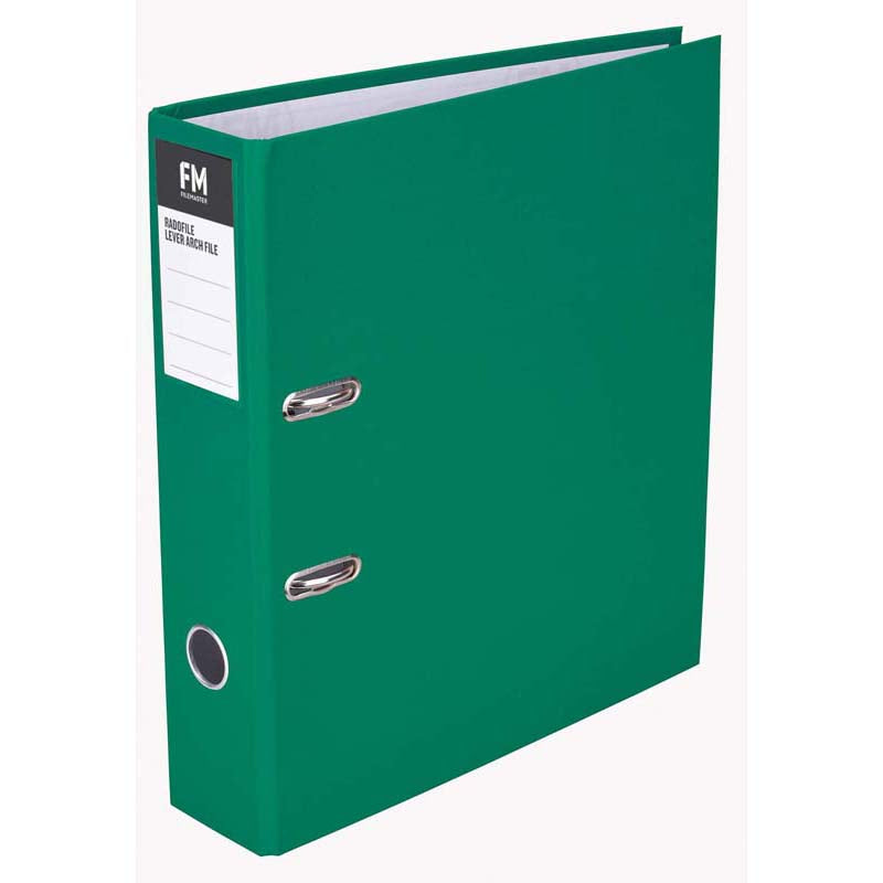 FM Binder Radofile Green A4 Lever Arch - Cafe Supply
