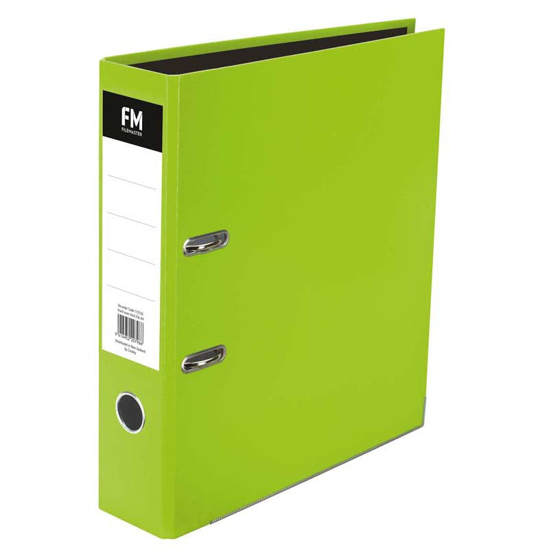 FM Binder Vivid Lime Green A4 Lever Arch - Cafe Supply