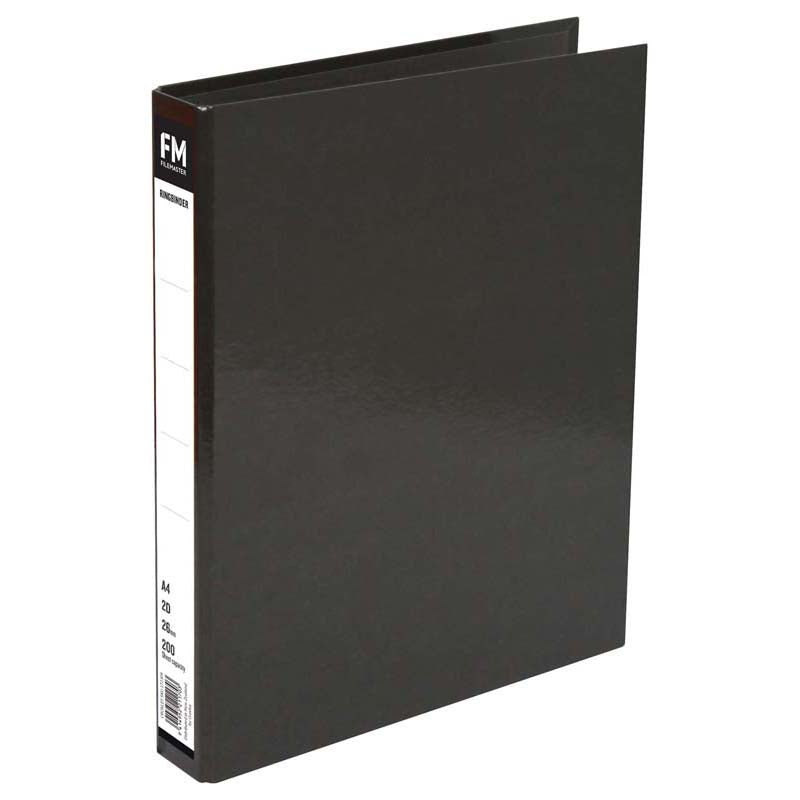 FM Ringbinder Vivid A4 2/26 Cat Black - Cafe Supply