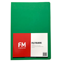 FM File Folder Green 50 Pack Foolscap - Cafe Supply
