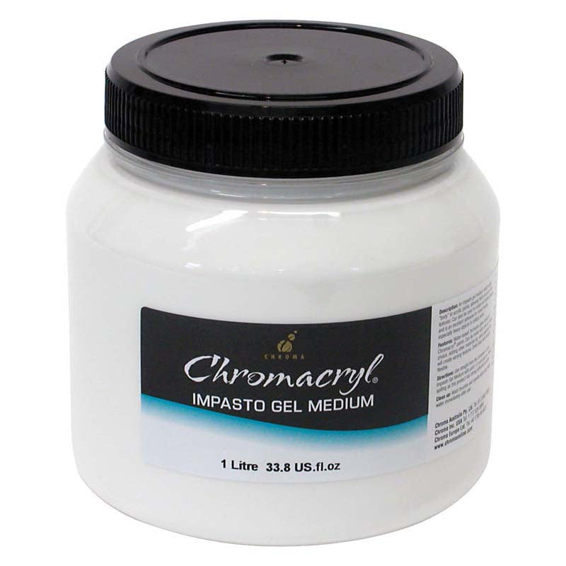 Chromacryl Medium 1 Litre Impasto Gel - Cafe Supply