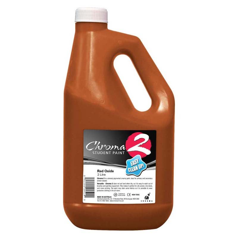 Chroma C2 Paint 2 Litre Red Oxide - Cafe Supply