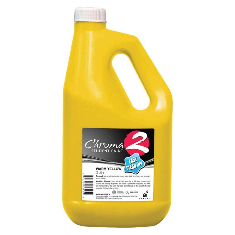 Chroma C2 Paint 2 Litre Warm Yellow - Cafe Supply