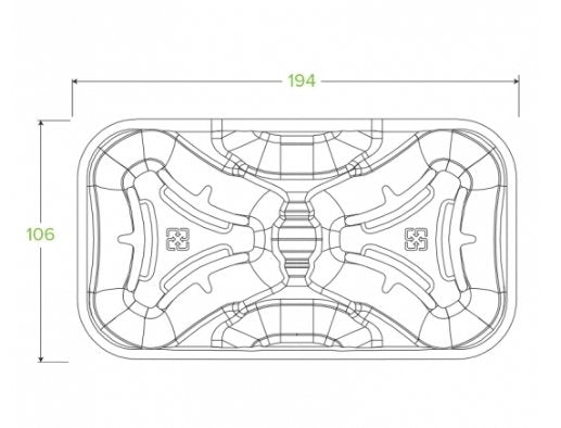2 CUP BIOCUP TRAY - Cafe Supply