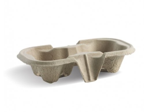 2 CUP BIOCUP TRAY - Cafe Supply