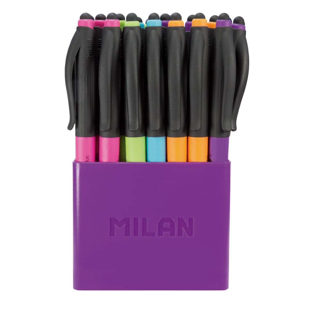 Milan P1 Touch Colours Ballpoint Pen with Stylus Assorted Colours - Cafe Supply