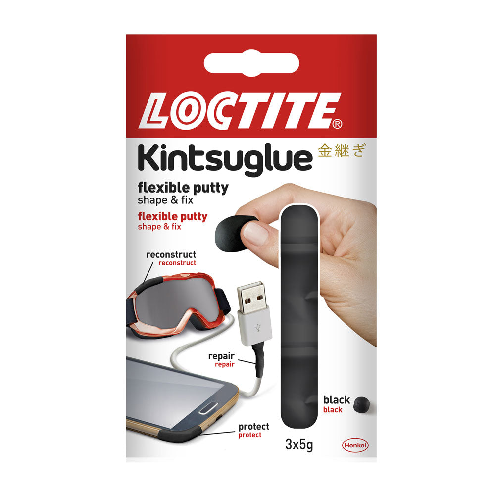 Pâte à Modeler Kintsuglue – Blanc, 3 X 5 G, Pour Réparations Créatives