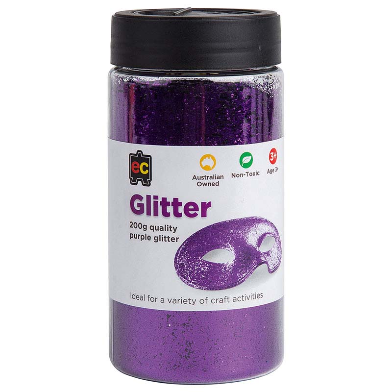 EC Glitter Purple 200gm - Cafe Supply