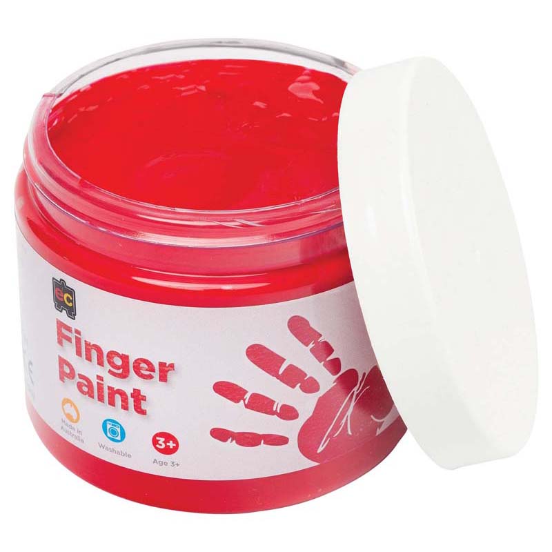 EC Finger Paint Red 250ml - Cafe Supply