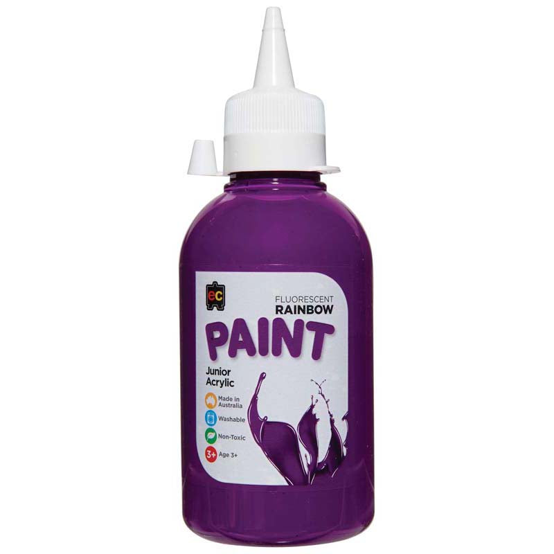 EC Paint Rainbow Fluoro Purple 250ml - Cafe Supply