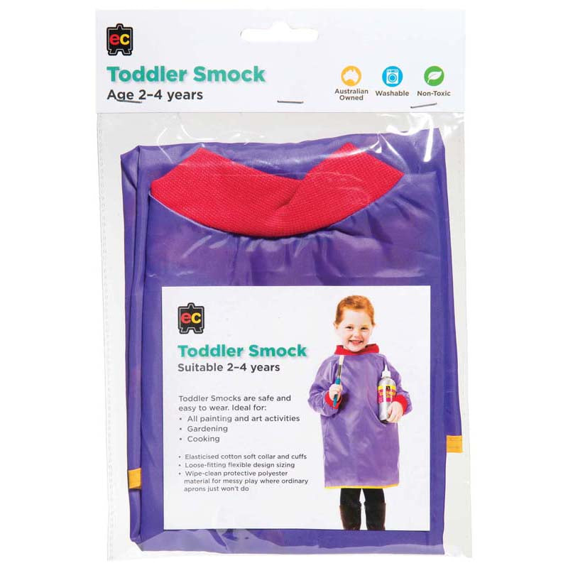 EC Smock Toddler 2-4 Year Purple - Cafe Supply