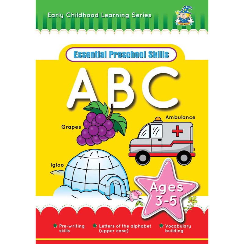 Greenhill Activity Book 3-5yr abc L-Case - Cafe Supply