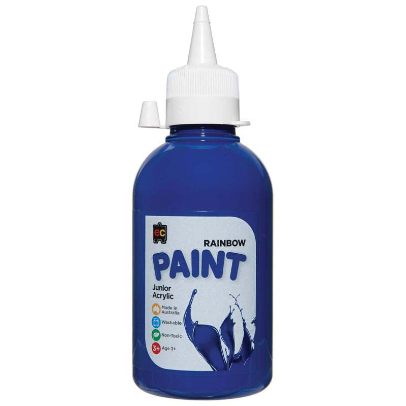 EC Paint Rainbow Acrylic Brilliant Blue 250ml - Cafe Supply