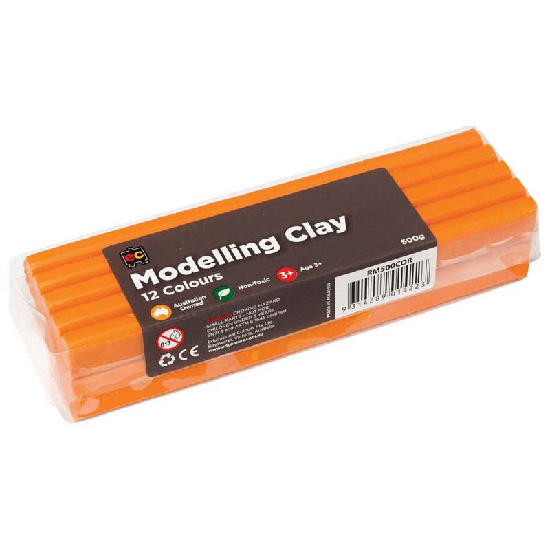 EC Modelling Clay Orange 500gm - Cafe Supply
