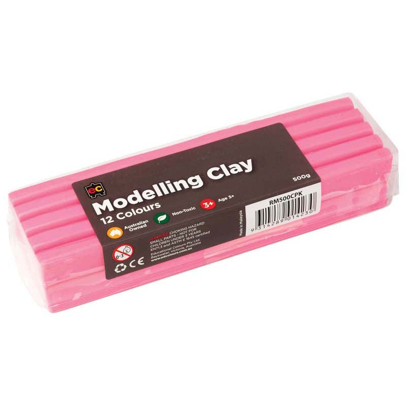 EC Modelling Clay Pink 500gm - Cafe Supply