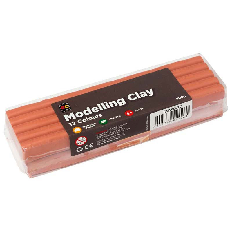 EC Modelling Clay Terracotta 500gm - Cafe Supply