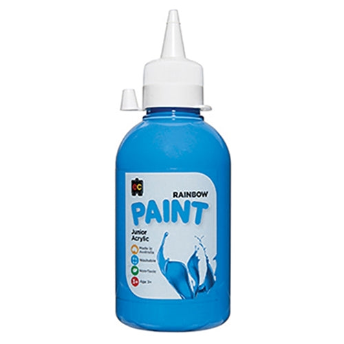 EC Rainbow Acrylic Paint Sky Blue 250 ml - Cafe Supply