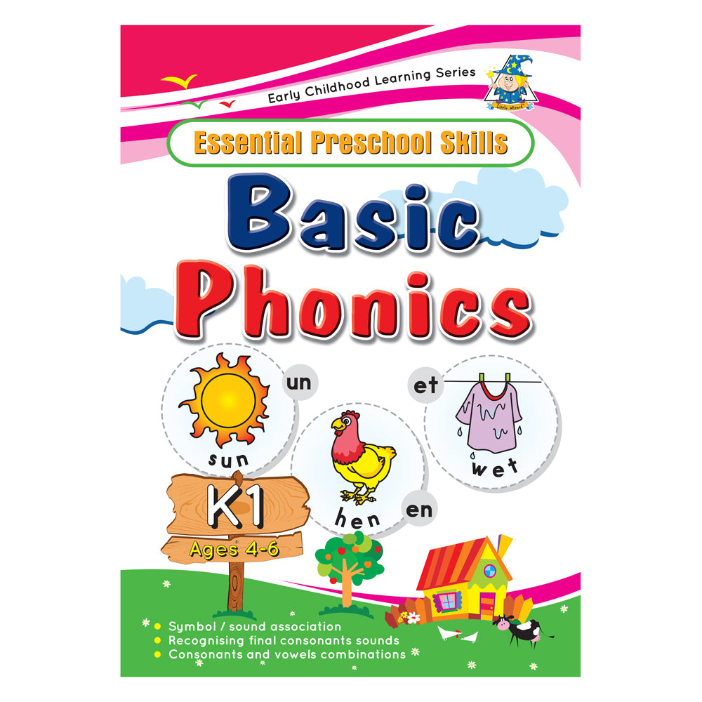 Greenhill Activity Book 4-6 Yr Basic Phonics - Cafe Supply
