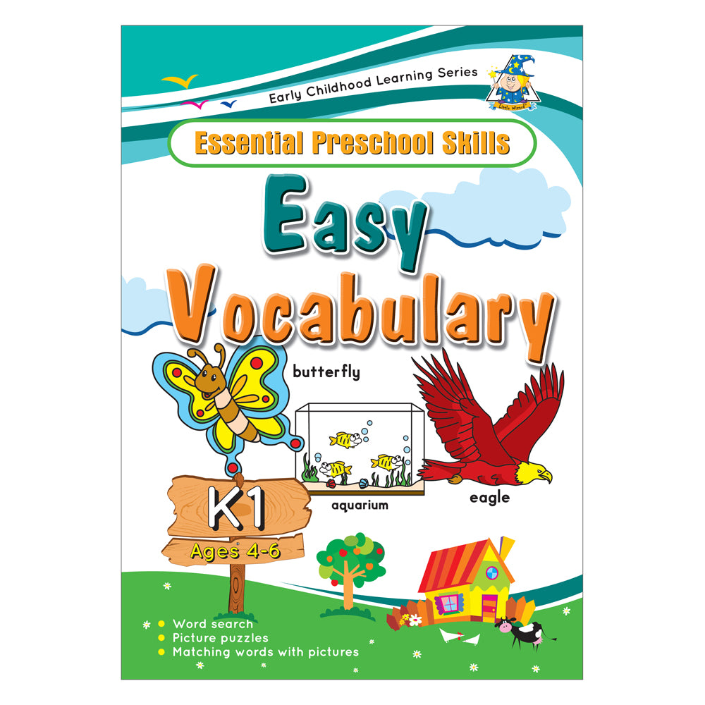 Greenhill Activity Book 4-6 Yr Easy Vocabulary - Cafe Supply