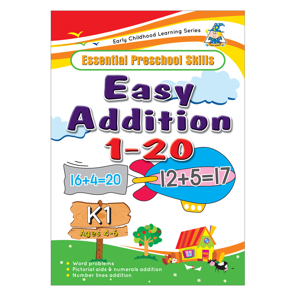 Greenhill Activity Book 4-6 Yr Easy Addition - Cafe Supply