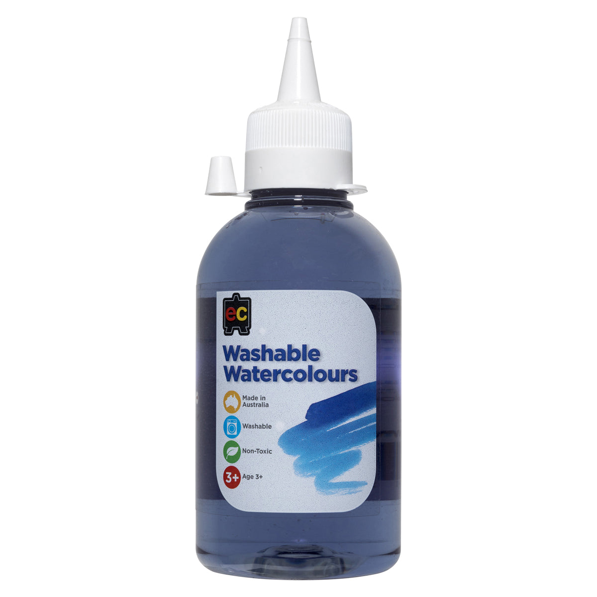 EC Paint Washable Watercolours 250ml Grey - Cafe Supply