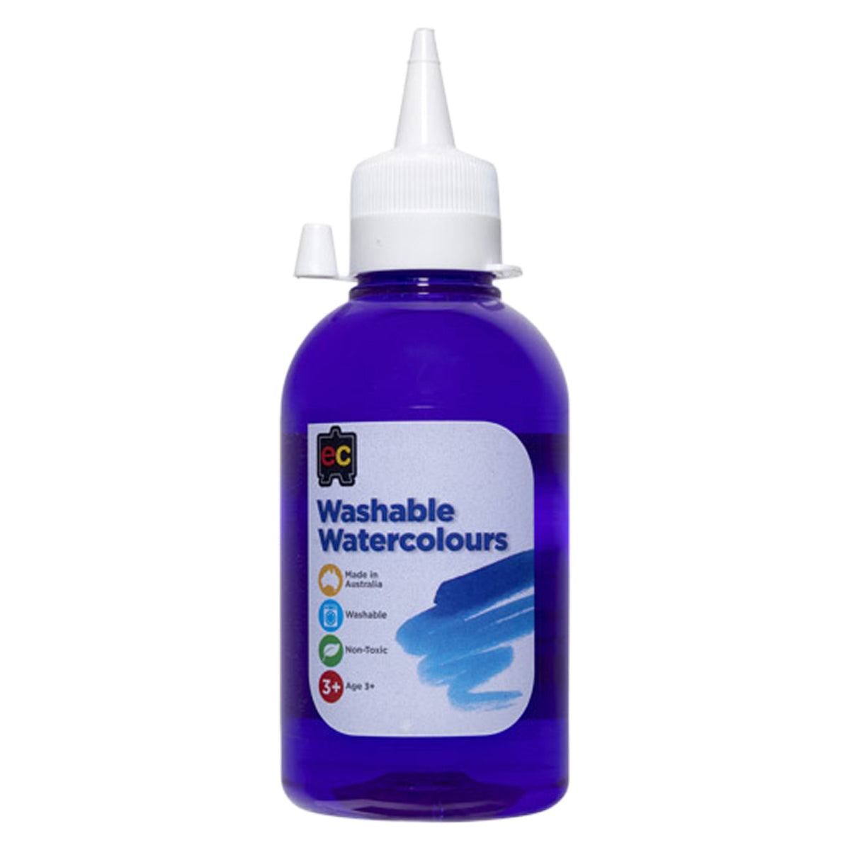 EC Paint Washable Watercolours 250ml Purple - Cafe Supply