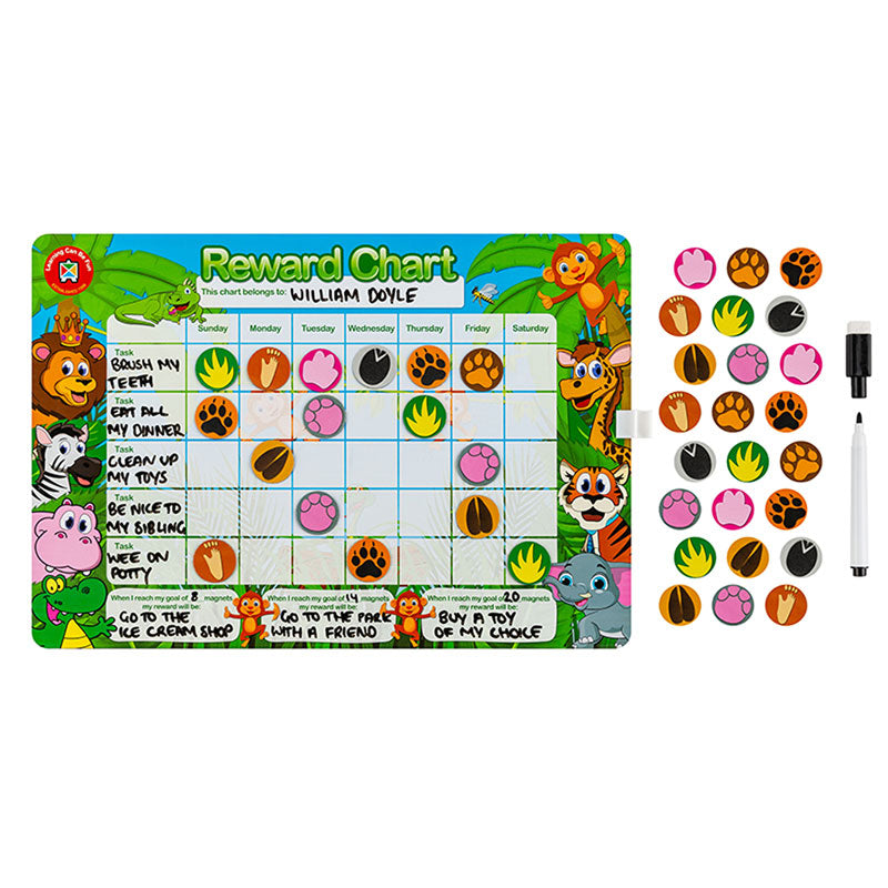 LCBF Reward Chart Magnetic Jungle - Cafe Supply