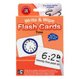 LCBF Write & Wipe Flashcards Time w/Marker - Cafe Supply