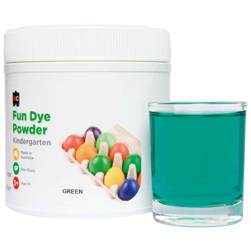 EC Craft Fun Dye Powder Green 500gms - Cafe Supply