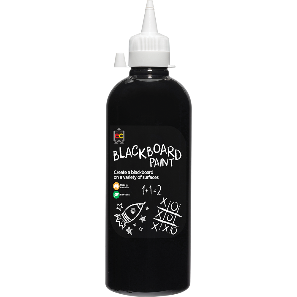 EC Blackboard Paint 500ml Black - Cafe Supply